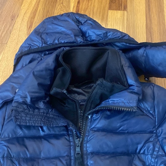 SAM Girls Blue Hooded Puffer Jacket Size 4 - Picture 2 of 9